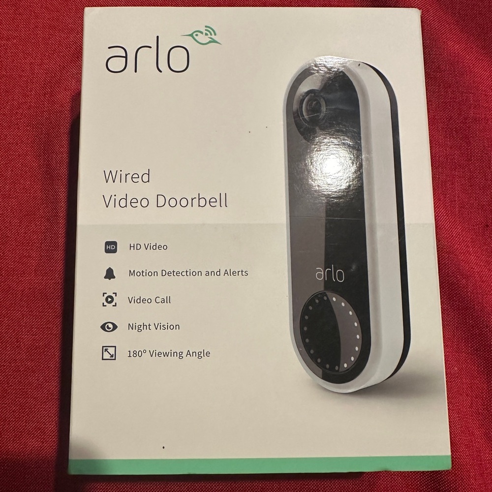 Arlo Essential Wired Video Doorbell - DIY Installation (wiring required)